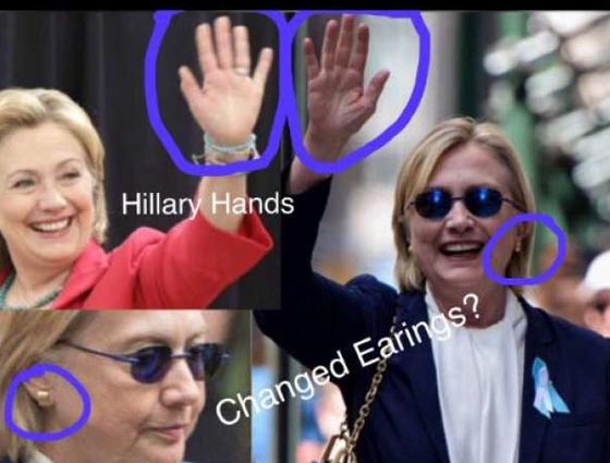 هل خدعت هيلاري كلينتون الامريكيين واستعانت بـ (شبيهة) لها لاخفاء مرضها؟ صورة رقم 3