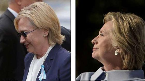 هل خدعت هيلاري كلينتون الامريكيين واستعانت بـ (شبيهة) لها لاخفاء مرضها؟ صورة رقم 5