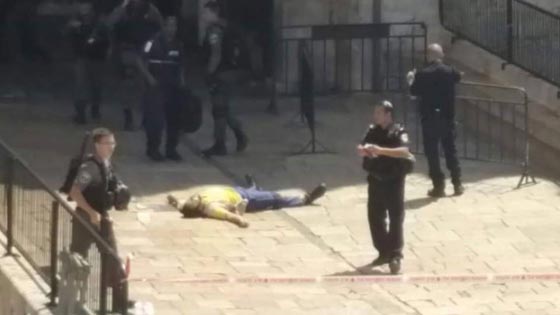 فيديو يوثق لحظة قيام عناصر الشرطة الاسرائيلية باعدام شاب اردني صورة رقم 4