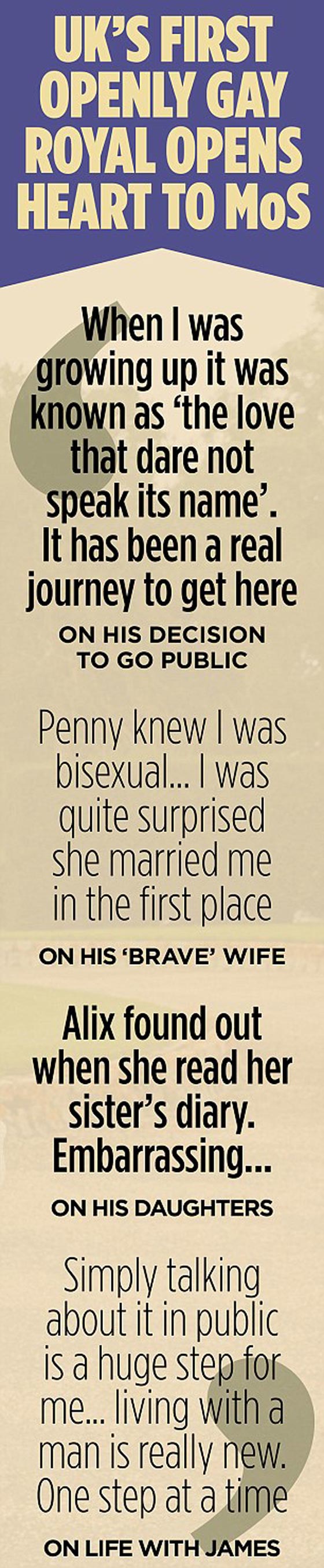  ابن عم ملكة بريطانيا يعترف انه مثلي: أعيش مع عشيقي وبناتي الثلاث صورة رقم 4