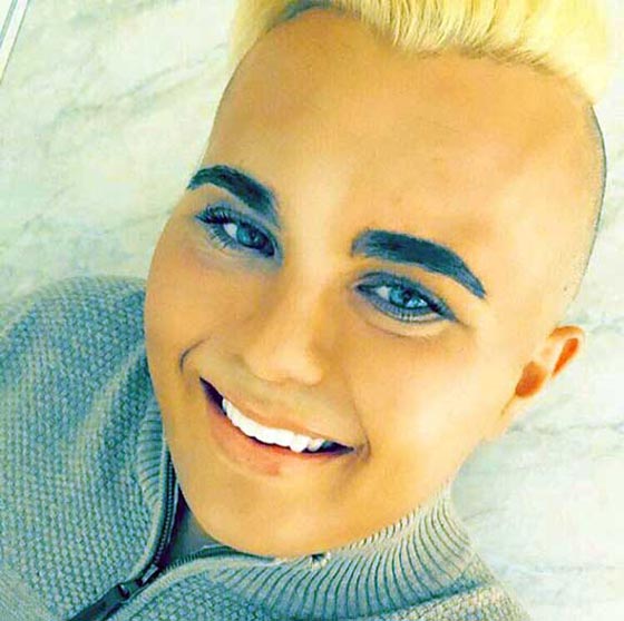 صور صادمة: مراهق يدفع 20 ألف جنيه إسترليني ليصبح شبيه بيكهام  صورة رقم 3