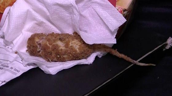 فأر مقرمش في وجبة دجاج كنتاكي صورة رقم 3