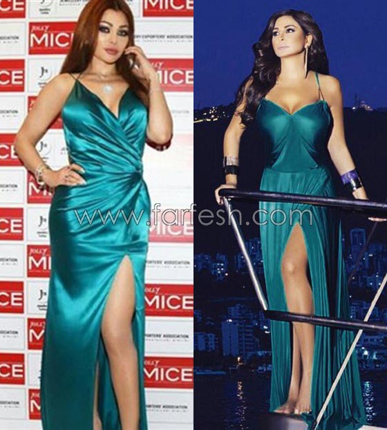 اليسا تلبس فستان هيفاء وهبي وتقلدها في اطلالتها! صورة رقم 1