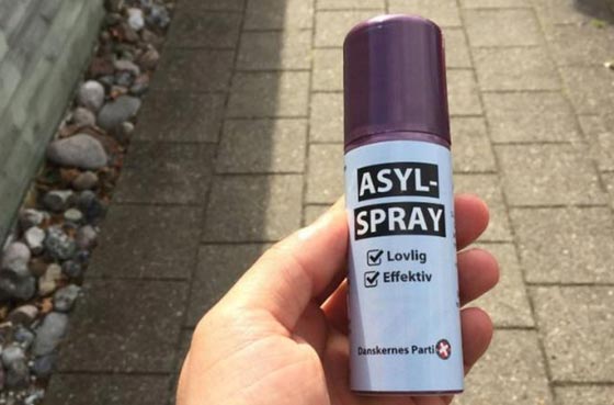 حزب دنماركي يوزع رذاذاً مضاداً للمهاجرين واللاجئين صورة رقم 2