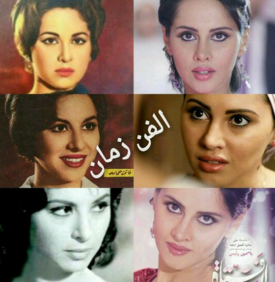  صور فنانين يشبهون نجوم الزمن الجميل! شاهد الصور واحكم بنفسك صورة رقم 1