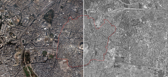 صور جوية تظهر الدمار الذي لحق بحلب التي تشهد اكبر كارثة انسانية صورة رقم 7