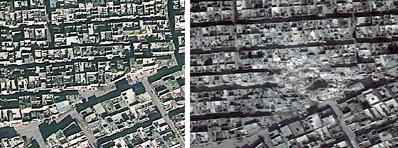 صور جوية تظهر الدمار الذي لحق بحلب التي تشهد اكبر كارثة انسانية صورة رقم 4