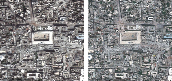 صور جوية تظهر الدمار الذي لحق بحلب التي تشهد اكبر كارثة انسانية صورة رقم 5