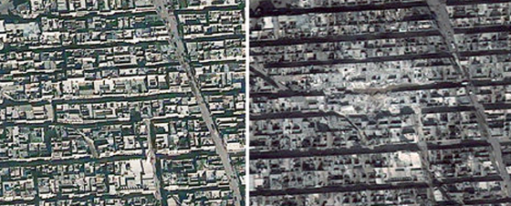 صور جوية تظهر الدمار الذي لحق بحلب التي تشهد اكبر كارثة انسانية صورة رقم 6