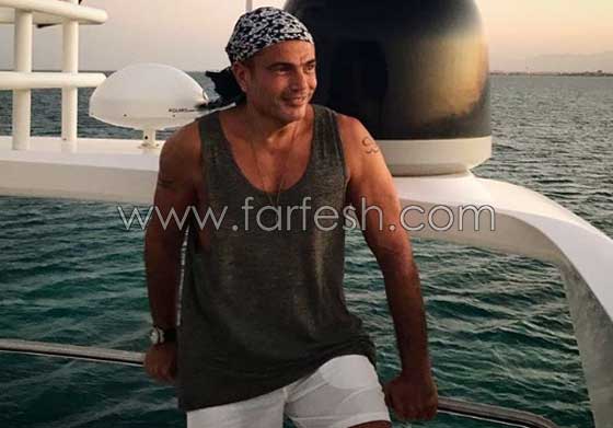 صور عمرو دياب الاخيرة تفضح ملامح تقدمه في العمر صورة رقم 3