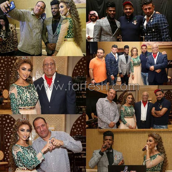 دنيا بطمة تشارك في حفل زفاف في قطر باطلالة ملكية مغربية صورة رقم 7