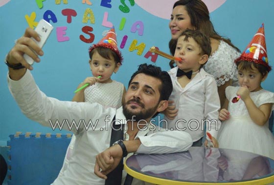 صور وفيديو.. كندة حنا تحتفل بعيد ابنها في المدرسة بمرافقة توأميها صورة رقم 7