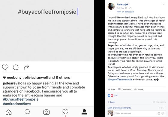   مقهى استرالي يرفض عنصرية زبون ضد موظفة سوداء ويقوم بترقيتها! صورة رقم 4