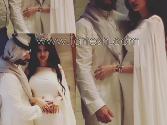 صور الفنانة العراقية البحرينية مريم حسين تحتفل بزفافها وهي حامل! صورة رقم 1