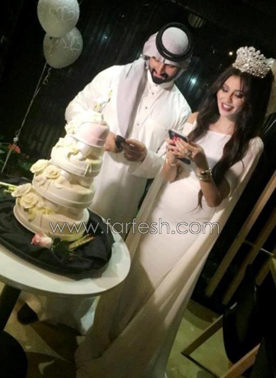 صور الفنانة العراقية البحرينية مريم حسين تحتفل بزفافها وهي حامل! صورة رقم 6