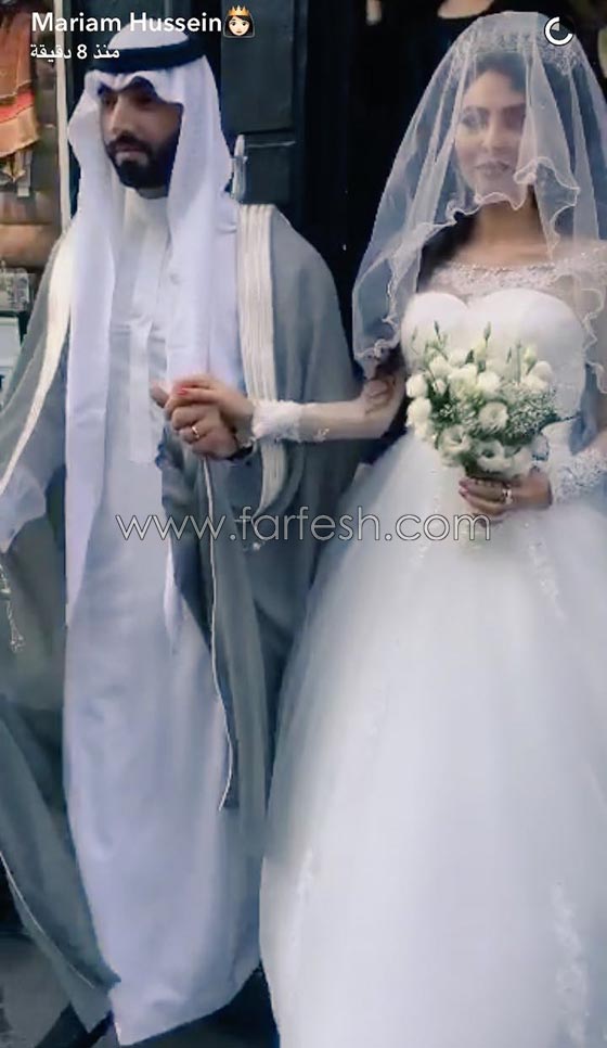 صور الفنانة العراقية البحرينية مريم حسين تحتفل بزفافها وهي حامل! صورة رقم 2