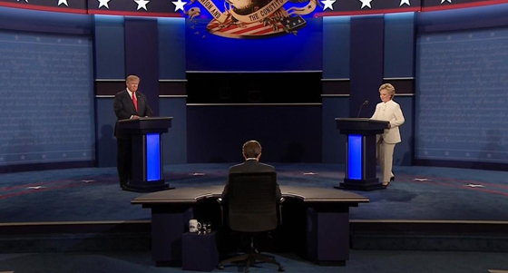 المناظرة الأخيرة بين ترامب وكلينتون تمر بدون مصافحة صورة رقم 1 المناظرة الأخيرة بين ترامب وكلينتون تمر بدون مصافحة صورة رقم 1