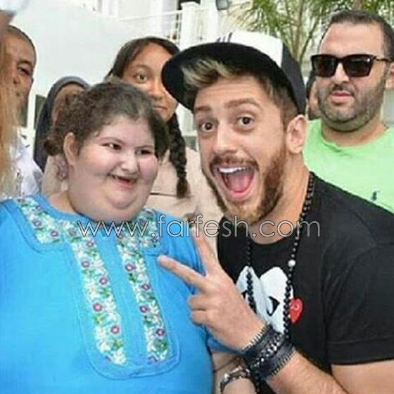  صور سعد المجرد يحقق حلم الطفلة المغربية آية أضخم طفلة في العالم صورة رقم 7