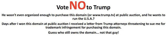 تلفزيون وموقع ترامب يدعوان لعدم التصويت له في الانتخابات الرئاسية صورة رقم 1