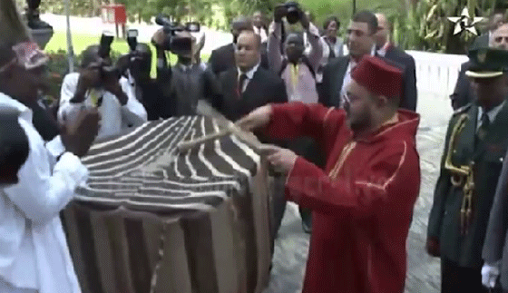 ملك المغرب يقرع طبول السلام في تنزانيا الافريقية.. فيديو صورة رقم 2 ملك المغرب يقرع طبول السلام في تنزانيا الافريقية.. فيديو صورة رقم 2