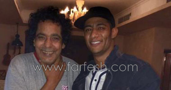  صور الأسطورة محمد رمضان يزور الكينج محمد منير منزله صورة رقم 4