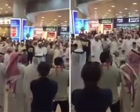 رقصة الدحة داخل مطار الكويت تثير الاستياء في غياب كامل للأمن صورة رقم 2