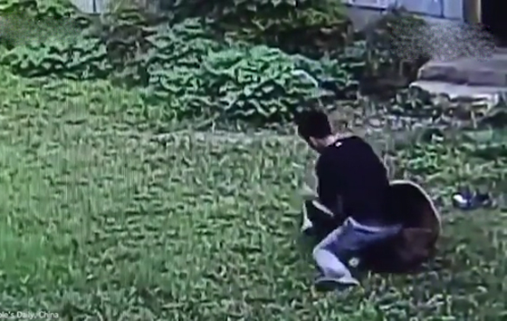 سائح يقتحم حظيرة باندا عملاق ويتعارك معه لابهار صديقتيه.. فيديو صورة رقم 6