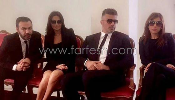 فيديو وصور فنانين شاركوا في وداع ملحم بركات وانهيار مي حريري صورة رقم 12