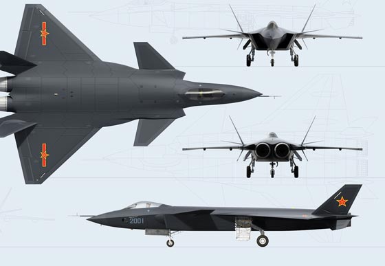 الصين تكشف عن الجيل الجديد من طائراتها المقاتلة جيه 20 الشبح صورة رقم 3