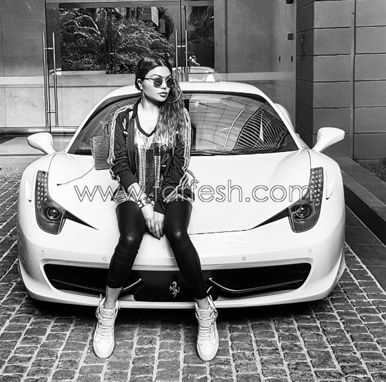 فيديو هيفاء وهبي تستعرض مهارتها في سرعة قيادة السيارات صورة رقم 5