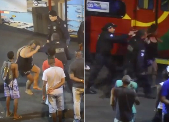 فيديو صادم.. عناصر الشرطة يعتدون بوحشية على امرأة سكرانة  صورة رقم 3