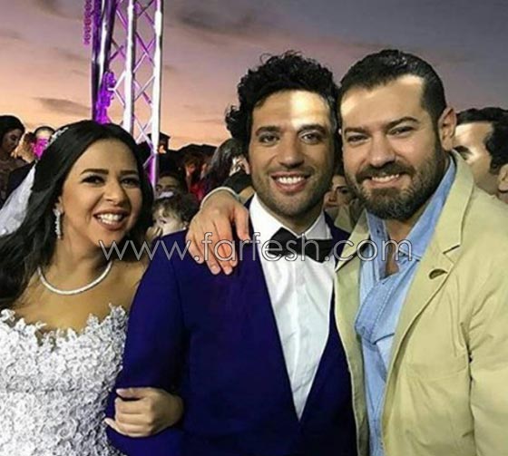 فيديو وصور حفل زفاف حسن الرداد وايمي سمير غانم مع نجوم الفن صورة رقم 4