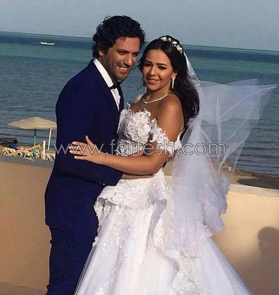 فيديو وصور حفل زفاف حسن الرداد وايمي سمير غانم مع نجوم الفن صورة رقم 13