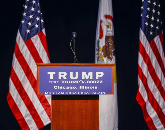 انذار بوجود رجل مسلح اثناء تواجد ترامب في تجمع في رينو صورة رقم 13