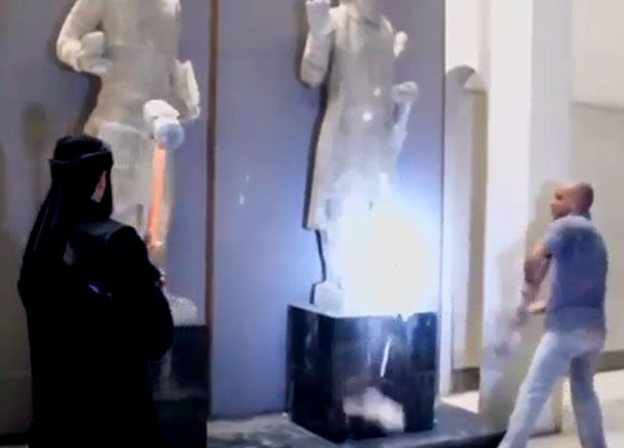 داعش يغادر مدينة نمرود الاثرية بعد تدمير كنوز الحضارة الآشورية صورة رقم 6