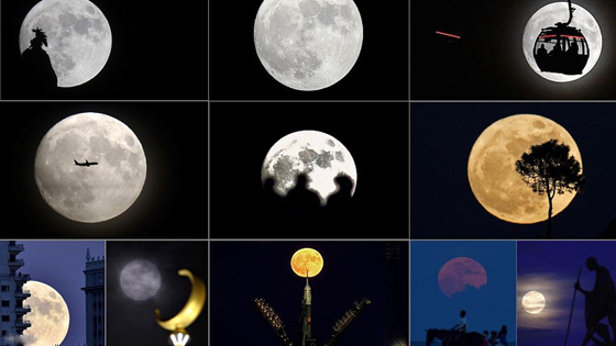 هكذا ظهر القمر العملاق الساطع حول العالم.. صور صورة رقم 1