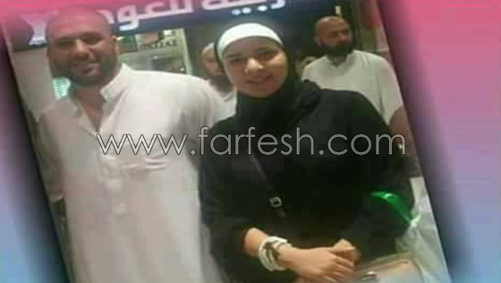 حسن الرداد يؤدي شعائر العمرة مع زوجته ايمي سمير غانم  صورة رقم 1