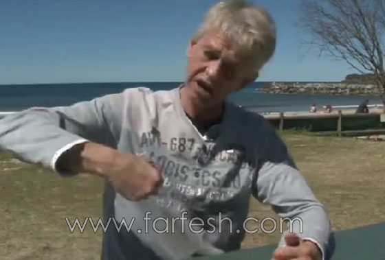 نجاة استرالي من هجوم سمكة قرش ضخمة صورة رقم 4