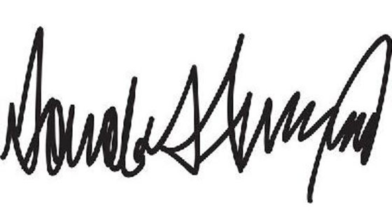 توقيع ترامب يعكس طموحه وشجاعته وتعطشه للسلطة صورة رقم 1