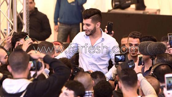عرب ايدول 4: هيثم خلايلة يستقبل متسابقي فلسطين في تجارب الاداء صورة رقم 1