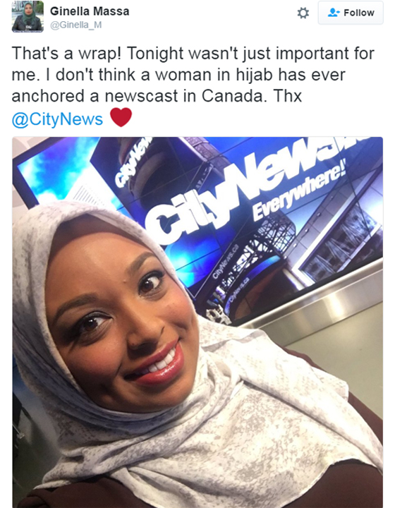 فيديو وصور اول مذيعة محجبة تقدم نشرة الاخبار في تلفزيون كندا صورة رقم 10