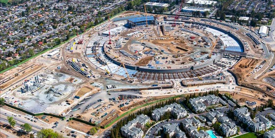 فيديو وصور المقر الفضائي الجديد لشركة ابل يستمد طاقته من الشمس صورة رقم 5