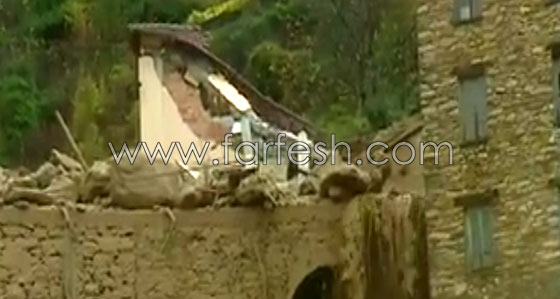 انزلاق ارضي يغمر نصف قرية في ايطاليا.. فيديو صورة رقم 1