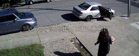 بالفيديو.. فتاة تسرق الطرود البريدية من امام المساكن صورة رقم 7