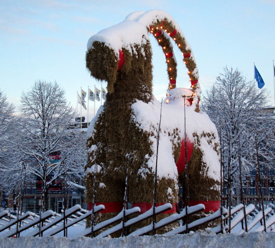 حرق تيس الميلاد في عامه الـ 50 صورة رقم 6