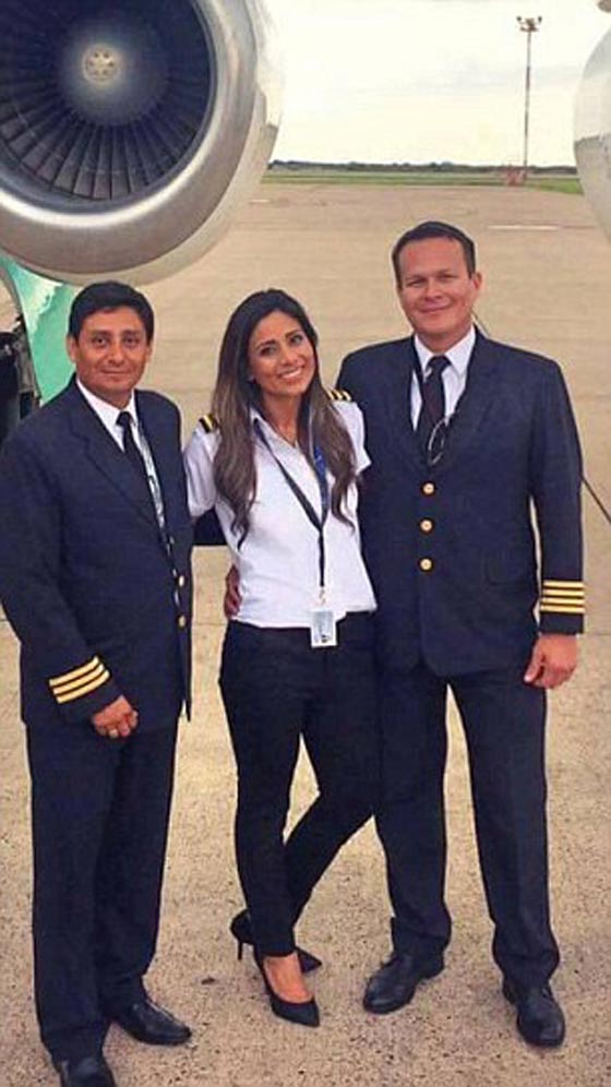 فيديو مؤثر.. مساعدة طيار الكولومبية عارضة ازياء قتلت في اول رحلة لها صورة رقم 12