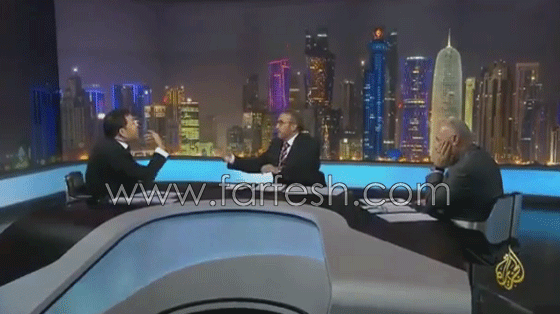 فيصل القاسم ينفعل ويشتم ضيفه: يا ابن الستين ألف صرماية! فيديو صورة رقم 2