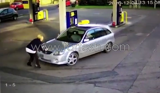 فيديو مثير.. سائق يدهس عاملة في محطة وقود عمدا ويفر هاربا صورة رقم 4