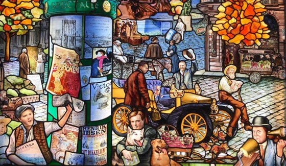 60 الف لوحة زجاجية تعكس تاريخ تطور المعرفة واصل البشرية صورة رقم 6