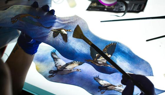 60 الف لوحة زجاجية تعكس تاريخ تطور المعرفة واصل البشرية صورة رقم 4